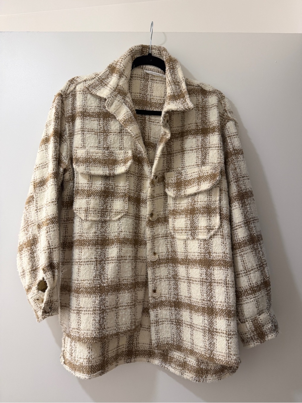 12th Tribe lBouclé Plaid Jacket